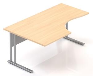 Rauman Kancelářský stůl Visio LUX K 160x70/100 cm levý Barva: Ořech