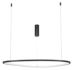 Maytoni Závěsné LED svítidlo GLINT, 36W, Ø 80 cm, CRI80 Barva: Černá