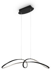 Maytoni Závěsné LED svítidlo CURVE, 42W, d. 92 cm, CRI85 Barva: Černá
