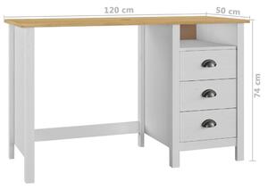 Psací stůl Vamps - 3 zásuvky | 120x50x74 cm