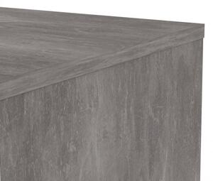 Komoda Simplicity 236 beton/bílý lesk