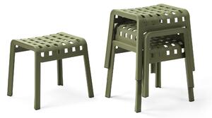 Nardi Plastová stolička POGGIO Odstín: Agave - Zelená