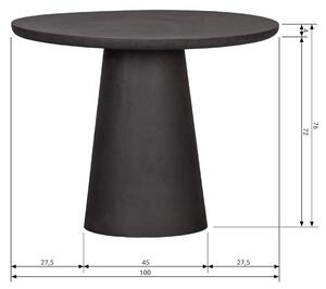 Jídelní stůl domano Ø 100 cm šedý