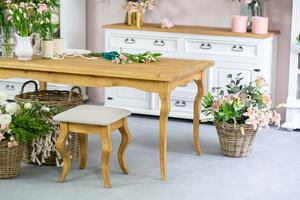 LT700 dřevěný rustikální stolek z přírodní borovice Drewmax (Povrch přírodní vosk!)