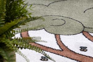 Makro Abra Dětský kusový koberec FUN Medvěd Včelky Med krémový Rozměr: 120x170 cm