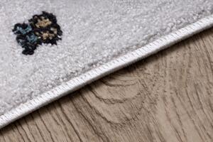 Makro Abra Dětský kusový koberec FUN Medvěd Včelky Med krémový Rozměr: 120x170 cm