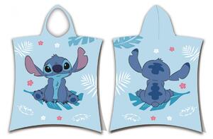 Vesna | Dětské pončo Lilo and Stitch Blue 50x115 cm