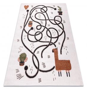 Dywany Luszczow Dětský kusový koberec FUN Game, herní, lama krém Rozměr koberce: 120 x 170 cm