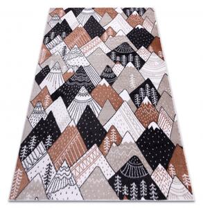 Makro Abra Dětský kusový koberec FUN Hory Lesy krémový Rozměr: 160x220 cm