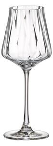 Crystal Bohemia Cettia optic sklenice na víno 370 ml 6 ks