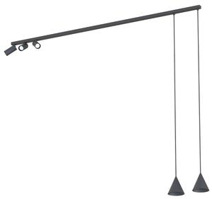 Nowodvorski Lighting Závěsné svítidlo na lanku 11448 FOURTY V ZWIS BLACK