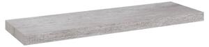 Plovoucí nástěnná police betonově šedá 80 x 23,5 x 3,8 cm MDF