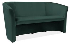 Pohovka Cuba Velvet, trojsedák, zelená