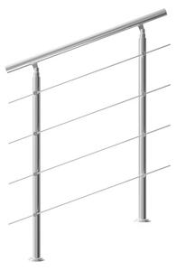 Deuba Schodišťové zábradlí 4 vzpěry - 100 cm