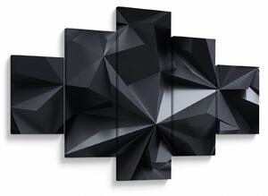 Obraz - Geometrická abstrakce (125x70 cm)
