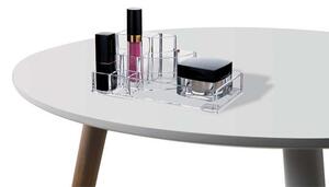 Organizer na kosmetiku a Make-up Compactor - 8 přihrádek, čirý plast