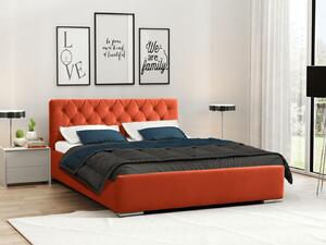 Manželská postel 160x200 cm Beatrice Barva: Oranžová - Trinity 17