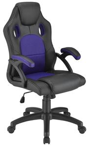 Kancelářská židle Montreal – černá/violett