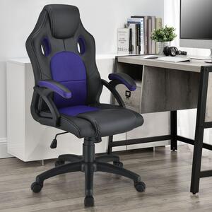 Kancelářská židle Montreal – černá/fialová