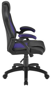 Kancelářská židle Montreal – černá/fialová