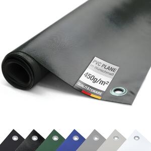 (450g/m²) Plachta na nákladní auto/PVC plachta s oky, látková plachta Krycí plachta (antracit RAL7016, 3m x 9m)