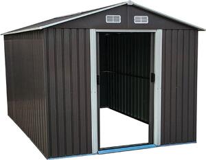 Nabbi Plechový zahradní domek Toolster 312x257x202 cm - edá