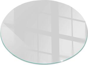 Sklenná podlahová deska pro Fi 100 cm - Sklenná krbová deska - Sklenná krbová deska - Ochranné sklo - Ochranná deska proti jiskrám - Sklenná podlahová deska proti ohni - Tepelná ochrana - Ochrana podlahy ze skla - Barva edá