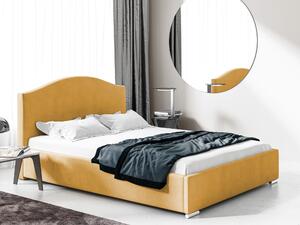 Čalouněná postel do ložnice 160x200 cm Ines Barva: Modrá - Kronos 13