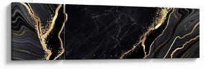 Obraz zlaté abstrakce (170x50 cm)