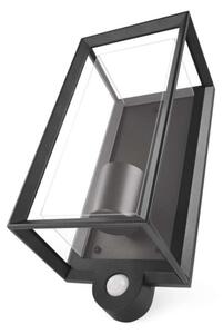 EMOS LED zahradní nástěnné svítidlo s čidlem soumraku MALVA, 13 × 12 × 28 cm, 1 × E27, 15 W 1554000011