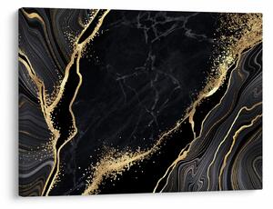Obraz zlaté abstrakce (70x50 cm)