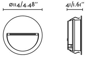 FARO 71969 - LED Vestavné svít. POMA LED/3W/230V 2200/2700/3200/4000K IP65 antr