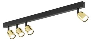 LED Bodové svítidlo TOP 4xGU10/10W/230V černá/zlatá