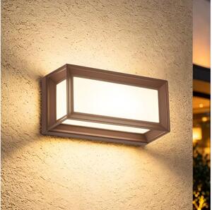 Brilagi - LED Venkovní nást. svítidlo se senzorem PARKER LED/12W/230V hnědá IP44