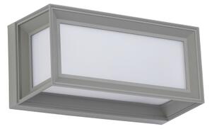 Brilagi - LED Venkovní nást. svítidlo se senzorem PARKER LED/12W/230V šedá IP44