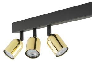 LED Bodové svítidlo TOP 4xGU10/10W/230V černá/zlatá