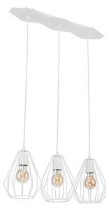 Lustr na lanku BRYLANT 3xE27/60W/230V bílá