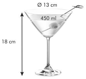 Sklenice na martini CHARLIE 450 ml