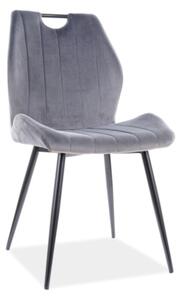 Jídelní židle MARCO Velvet, 51x91x46, bluvel 68