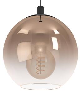 Eglo 901924 - Lustr na lanku ARISCANI 3xE27/60W/230V černá/béžová/kouřová