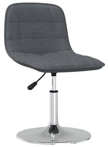 Barová židle tmavě šedá textil