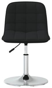 Barová židle černá textil