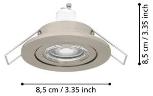 Eglo 902238 -LED Kou. podh. bodové svítidlo BARRANCO 1xGU10/4,5W/230V IP44 chrom