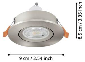 Eglo 902245 - LED Podhledové bodové svítidlo BARRANCO 1xGU10/4,5W/230V chrom