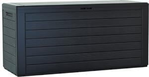 Zahradní box WOODEBOX antracit 116 cm - 280L