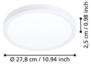 Eglo 901308-LED Str. svítid. FUEVA LED/14,2W/230V 2700/4000/6500K pr.27,8cm bílá