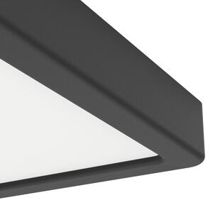Eglo 901328 - LED Koup. stropní svítidlo FUEVA LED/7W/230V 15x15 cm IP44 černá