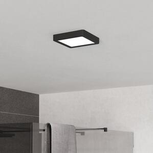 Eglo 901328 - LED Koup. stropní svítidlo FUEVA LED/7W/230V 15x15 cm IP44 černá