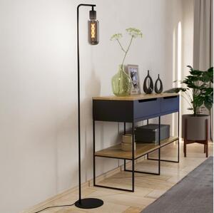 Eglo 901008 - Stojací lampa MAIONE 1xE27/4W/230V černá/kouřová