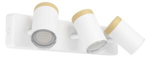 Eglo 300004 - Koupelnové bodové svítidlo CONSUMA 3xGU10/3W/230V IP44 bílá/béžová